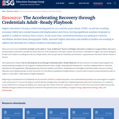 Accelerating Recovery through Credentials