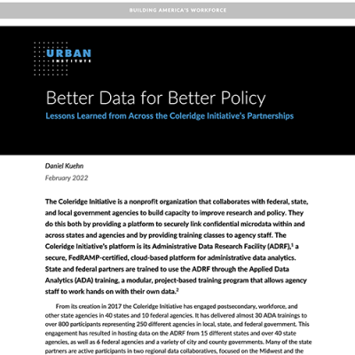 Better Data for Better Policy