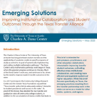 merging Solutions Improving Institutional Collaboration and Student Outcomes