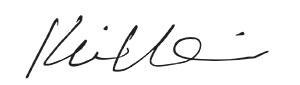 The written signature of Keith Witham